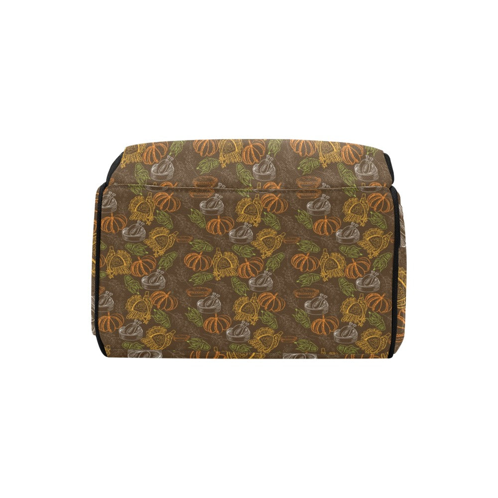 Thanksgiving Print Design LKS301 Diaper Bag Backpack