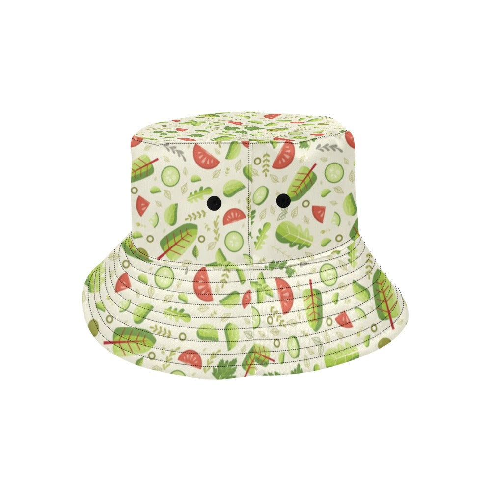 Salad Vegetable Print Design LKS302 Unisex Bucket Hat