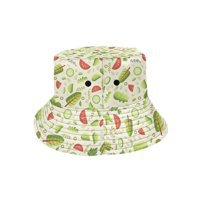 Salad Vegetable Print Design LKS302 Unisex Bucket Hat
