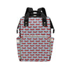 Sausage Print Design LKS301 Diaper Bag Backpack