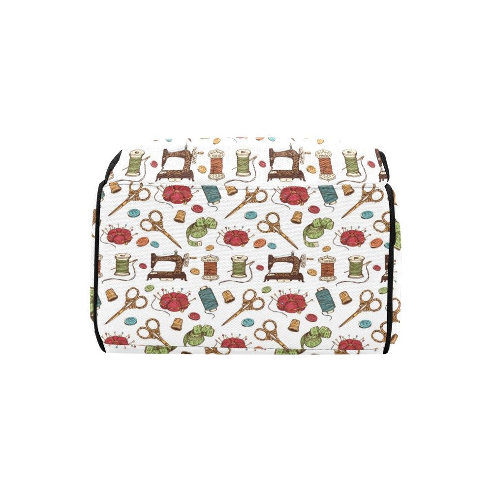 Sewing Equipment Print Design LKS304 Diaper Bag Backpack
