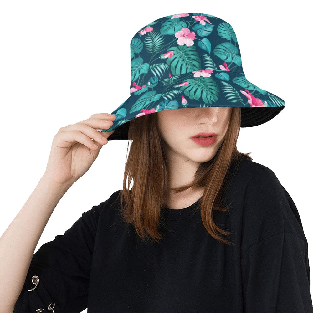 Summer Floral Print Design LKS301 Unisex Bucket Hat