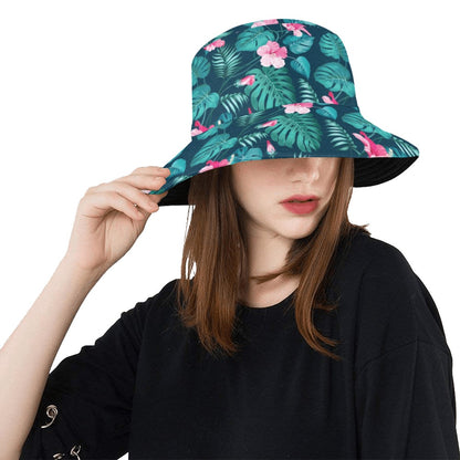 Summer Floral Print Design LKS301 Unisex Bucket Hat