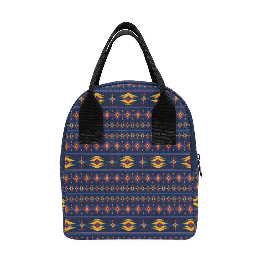 Southwest Pattern Print Design LKS306 Insulated Lunch Bag