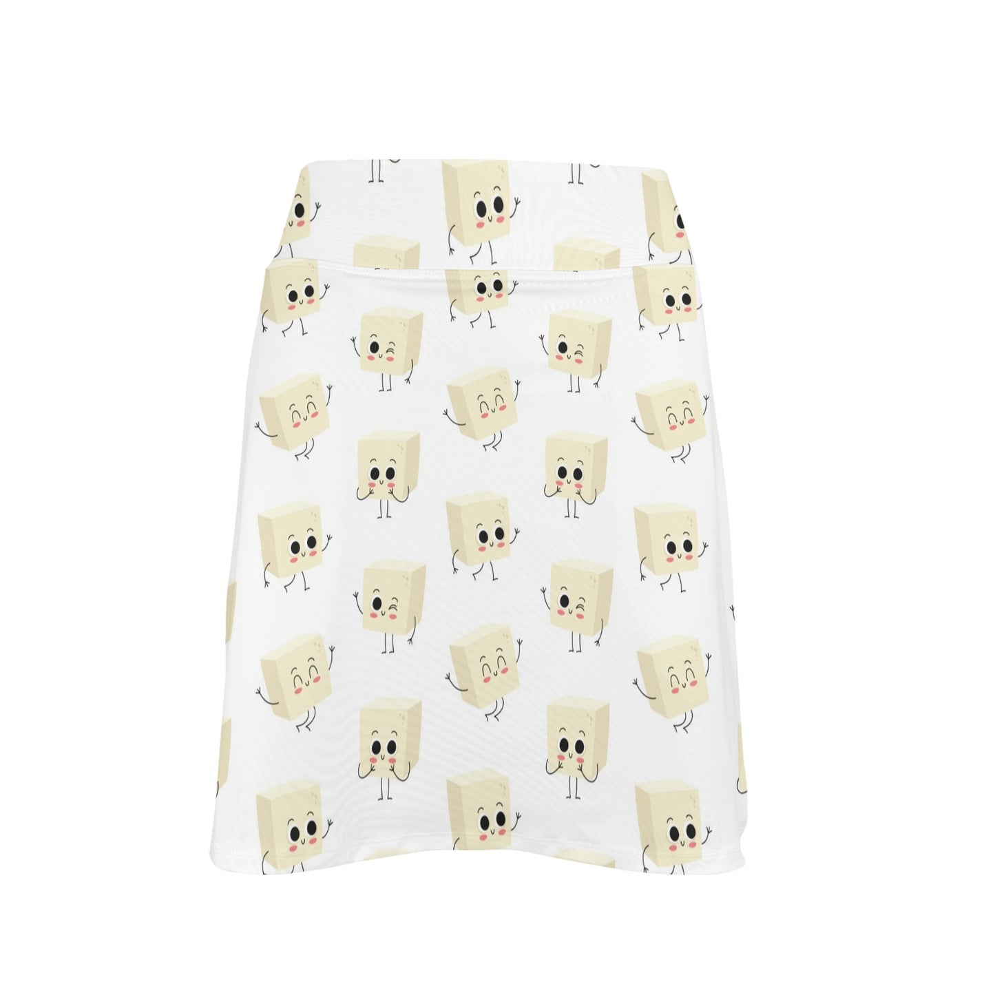 Tofu Print Design LKS301 17" Golf & Pickleball Skort with Pockets