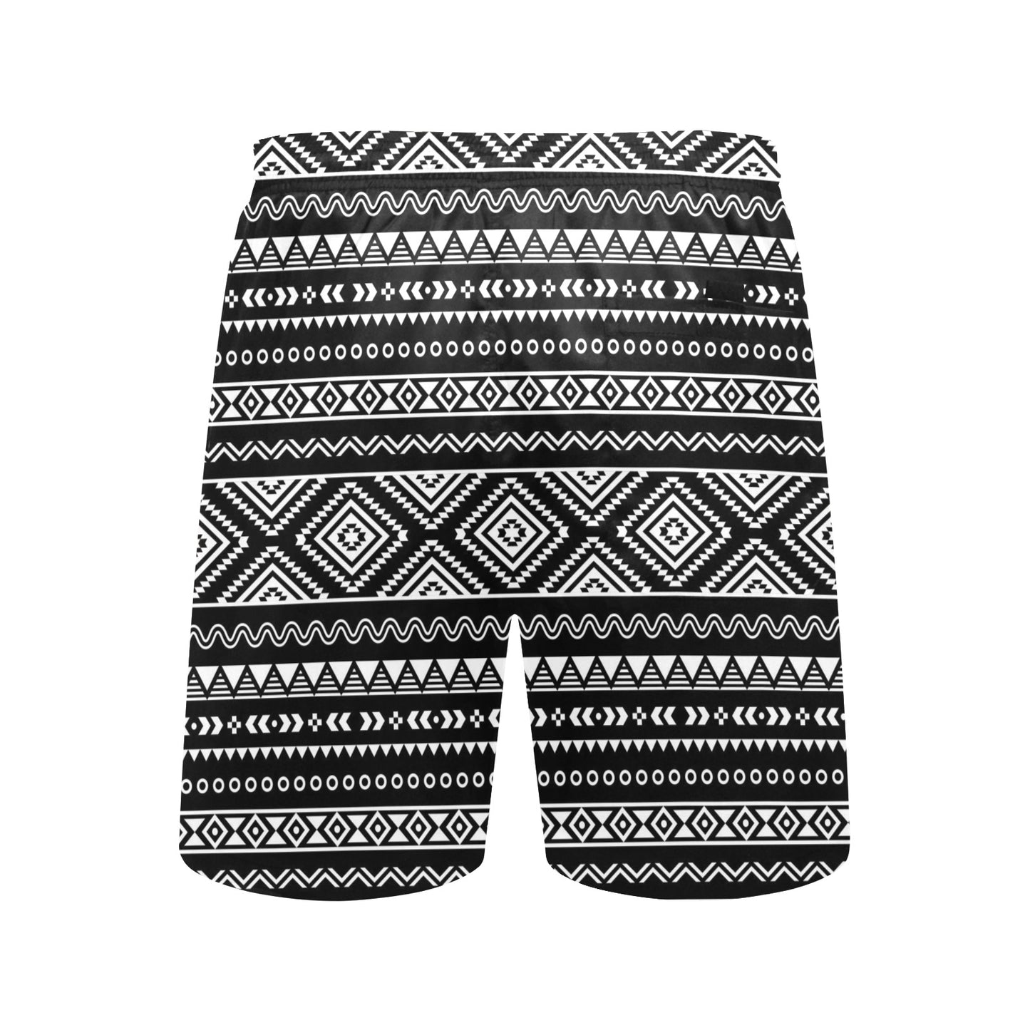 Tribal Pattern Print Design LKS301 Men's Swim Trunks Beach Shorts