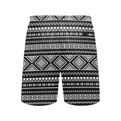 Tribal Pattern Print Design LKS301 Men's Swim Trunks Beach Shorts