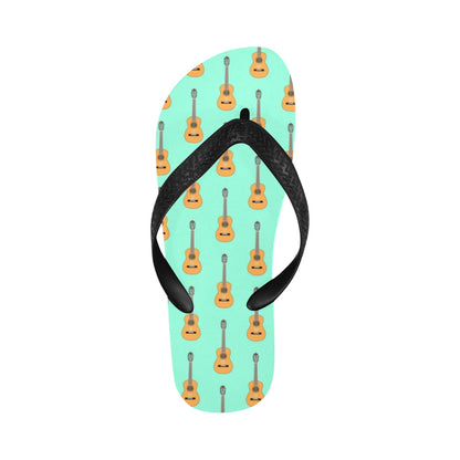 Acoustic Guitar Print Design LKS403 Flip Flops