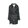 Safety Pin Print Design LKS302 Women's Fleece Robe