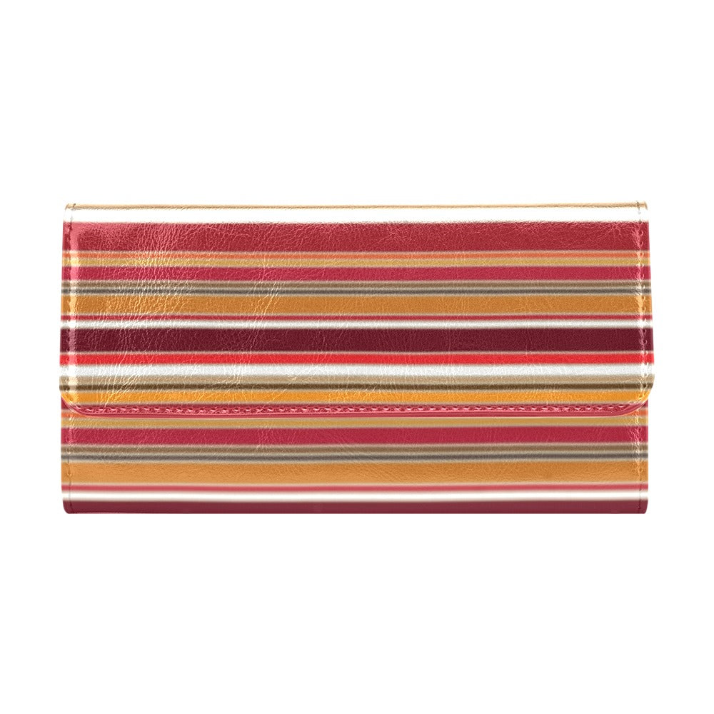 Serape Print Design LKS301 Women's Trifold Wallet