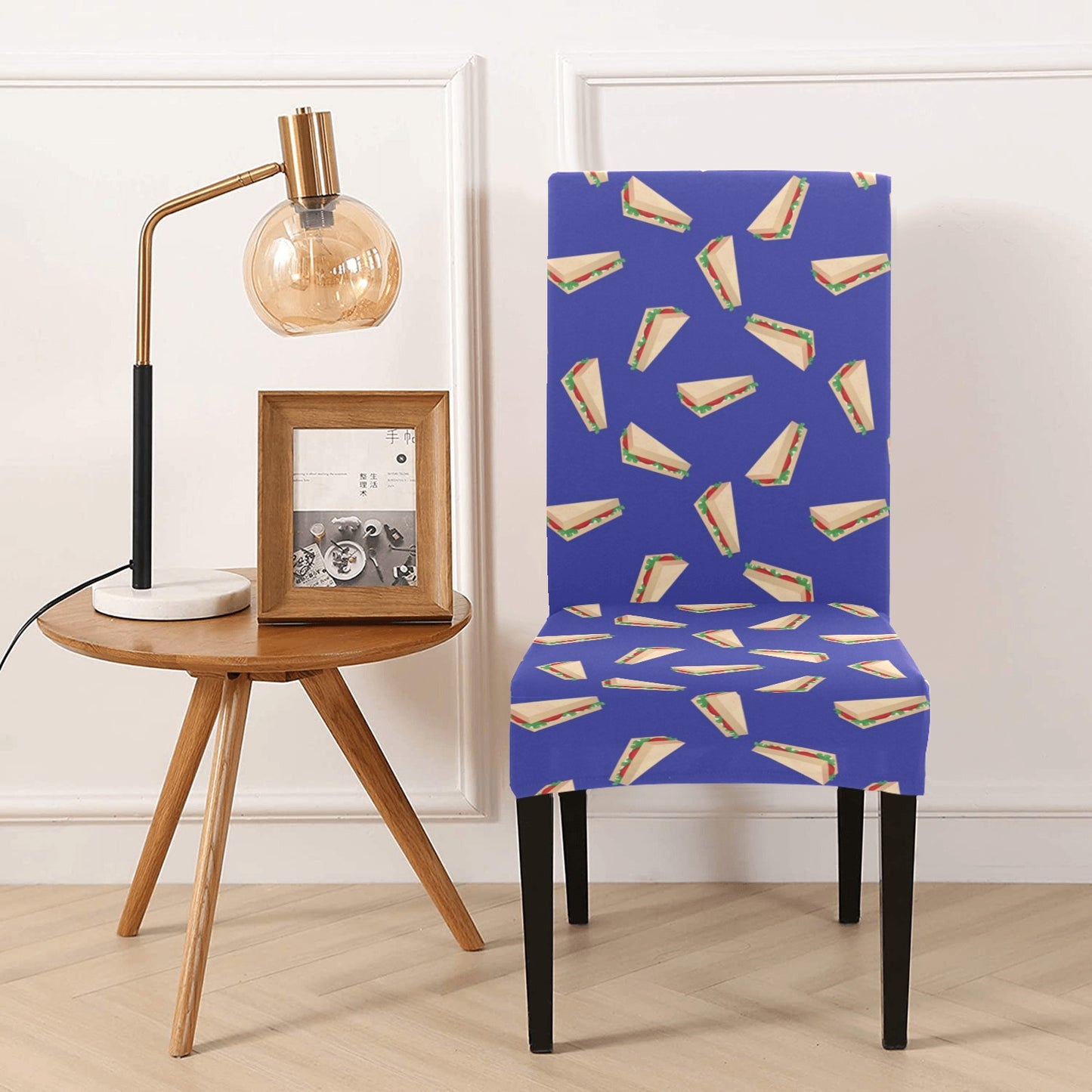 Sandwich Print Design LKS303 Dining Chair Slipcover