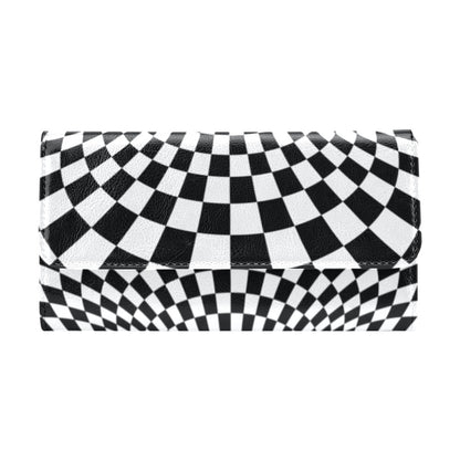 Optical illusion Projection Torus Women's Trifold Wallet