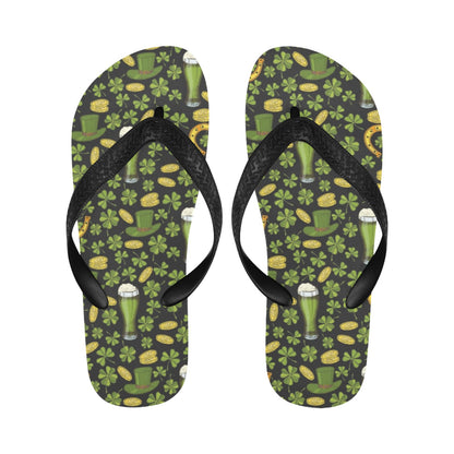St Patricks Day Print Design LKS307 Flip Flops