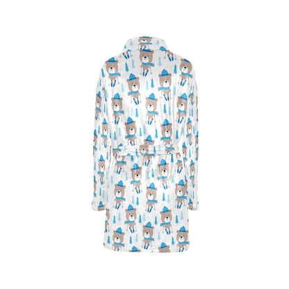 Ski Print Design LKS306 Women's Fleece Robe