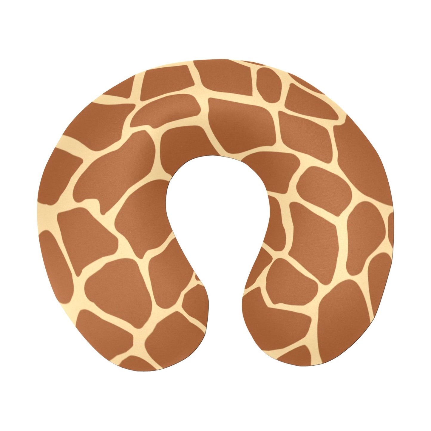 Giraffe Texture Print U-Shaped Travel Neck Pillow