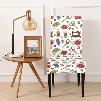 Sewing Equipment Print Design LKS304 Dining Chair Slipcover