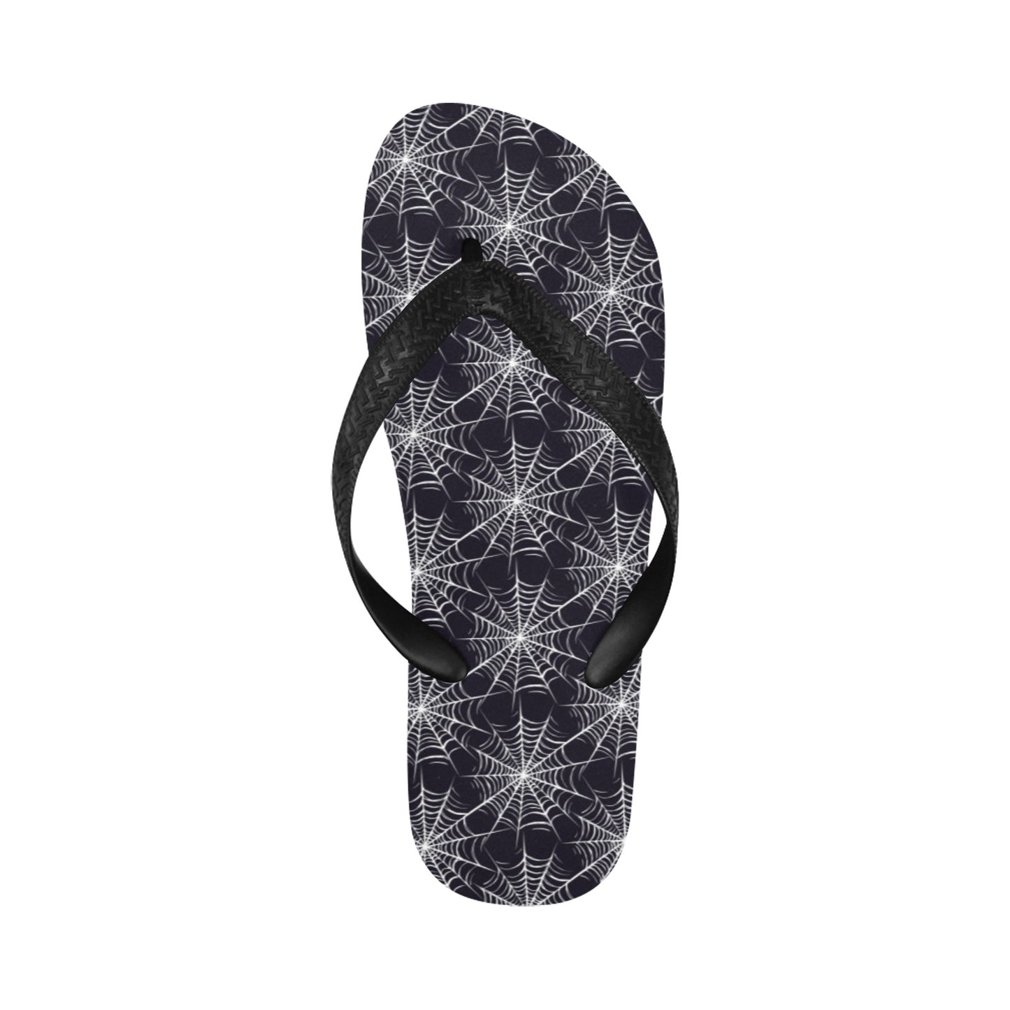 Spider Web Print Design LKS303 Flip Flops