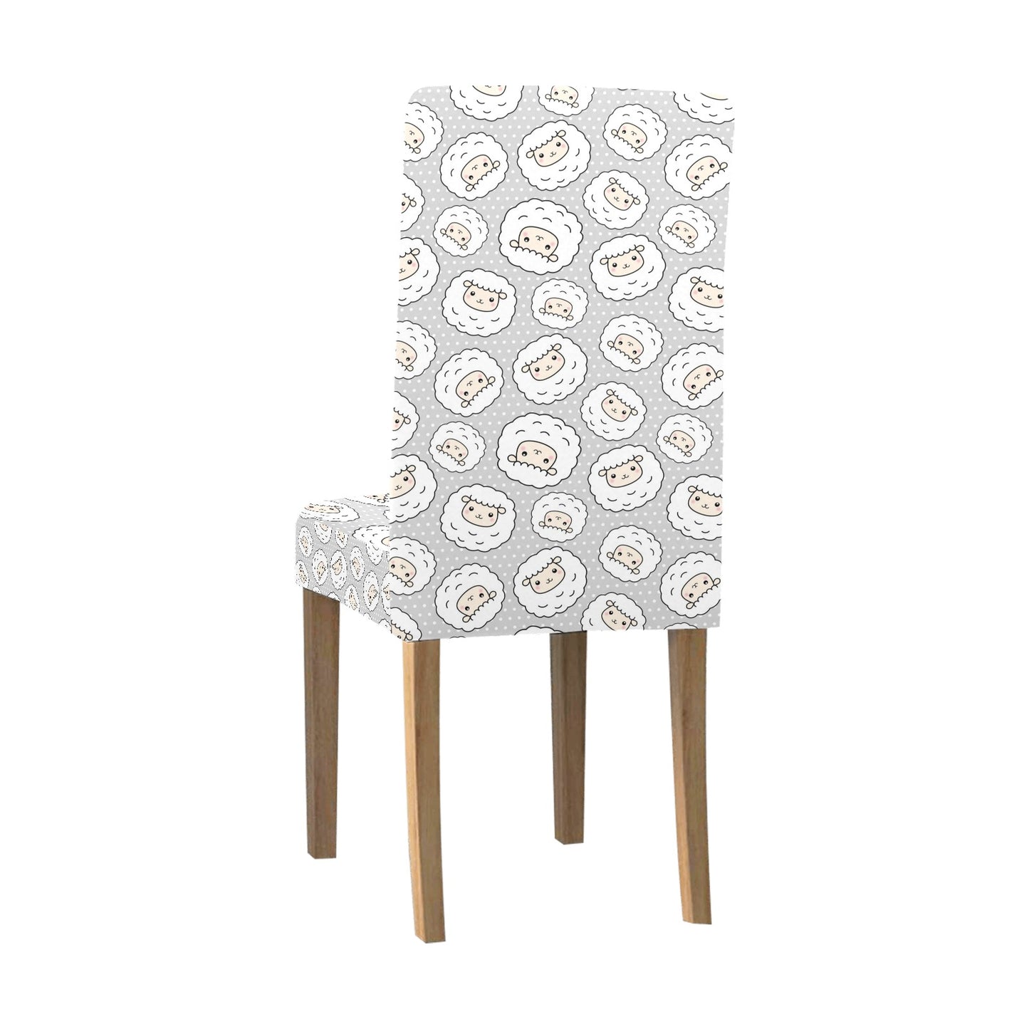 Sheep Print Design LKS401 Dining Chair Slipcover