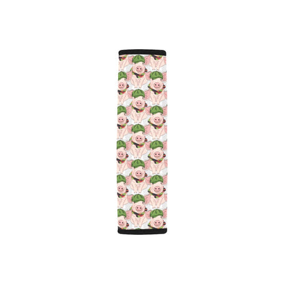 Pig Print Design LKS403 Car Seat Belt Cover