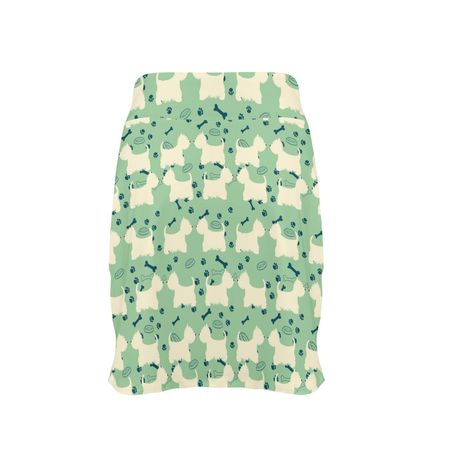 Scottish Terriers Print Design LKS302 17" Golf & Pickleball Skort with Pockets