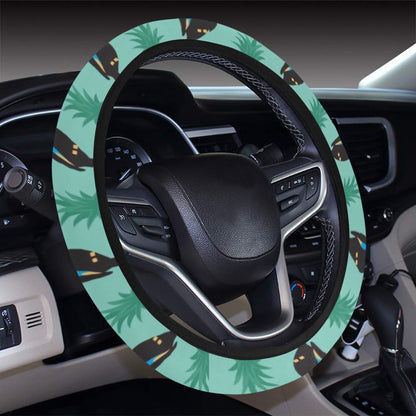 Toucan Print Design LKS301 Steering Wheel Cover with Elastic Edge