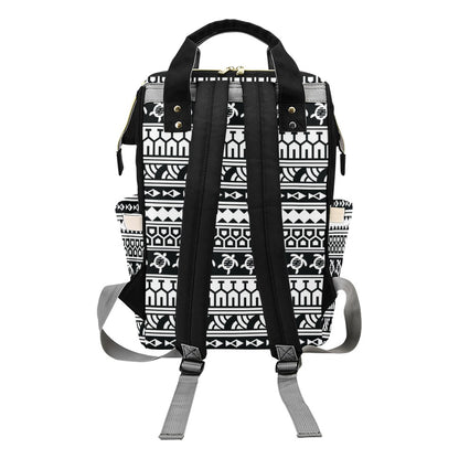 Samoan Pattern Print Design LKS303 Diaper Bag Backpack