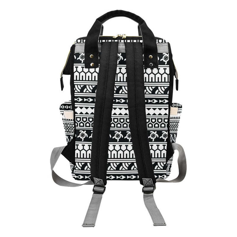 Samoan Pattern Print Design LKS303 Diaper Bag Backpack