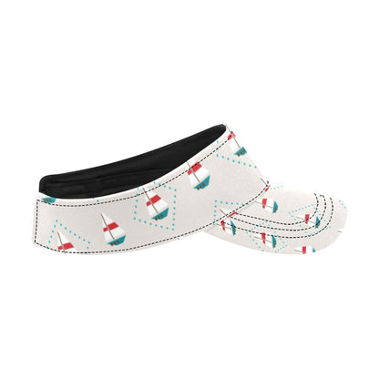 Sailboat Print Design LKS301 Unisex Sun Visor