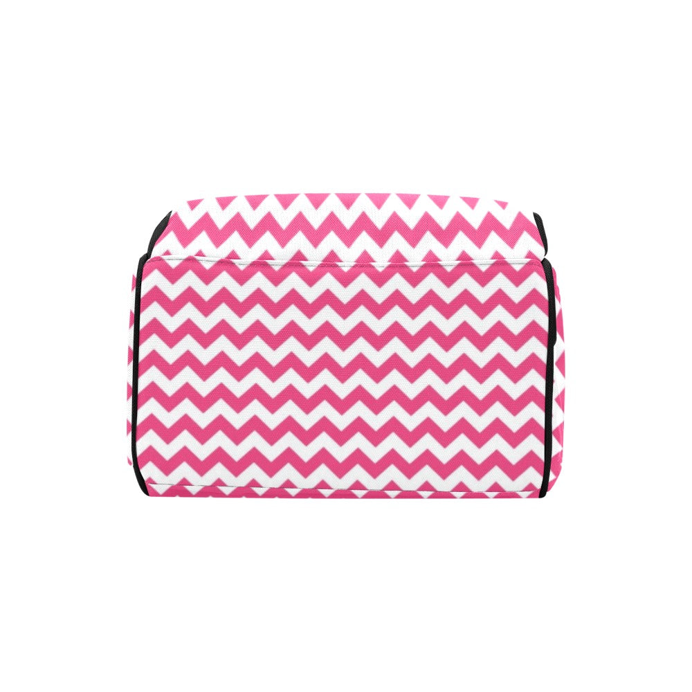 Chevron Print Design LKS402 Diaper Bag Backpack