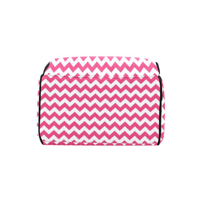 Chevron Print Design LKS402 Diaper Bag Backpack