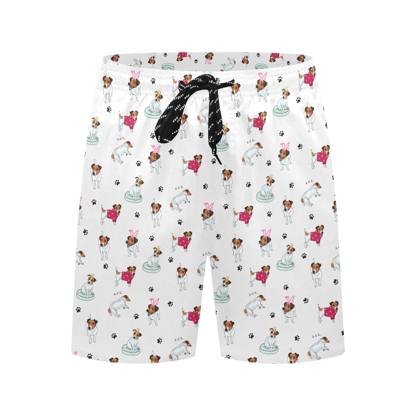 Russell Terriers Print Design LKS308 Men's Swim Trunks Beach Shorts