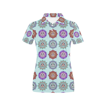 Third Eye Print Design LKS302 Women's Polo Shirt