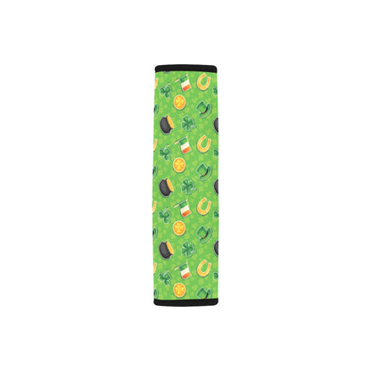 Shamrock Saint Patrick's Day Print Design LKS302 Car Seat Belt Cover