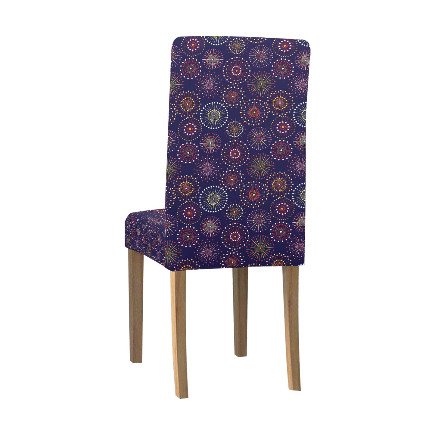 Firework Flower Style Print Design LKS302 Dining Chair Slipcover