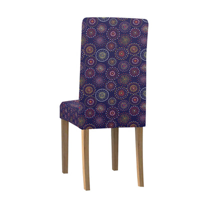 Firework Flower Style Print Design LKS302 Dining Chair Slipcover