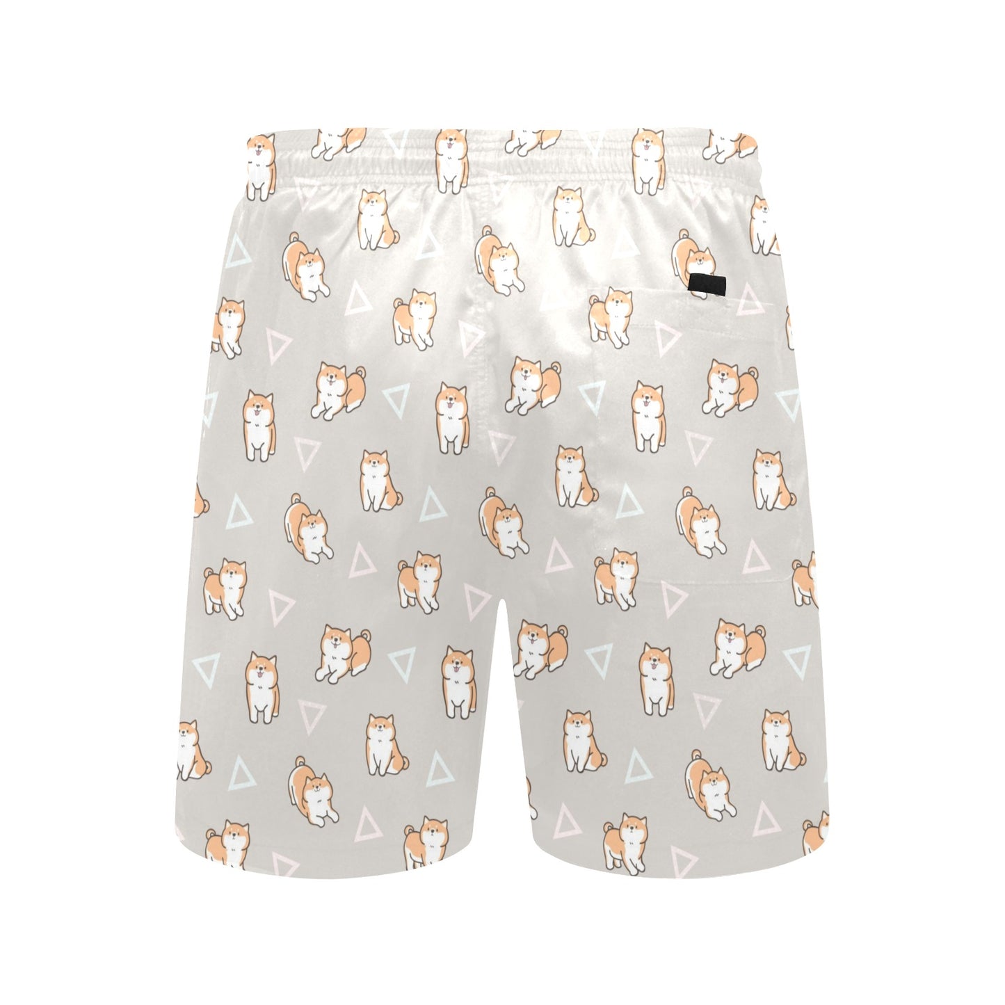 Shiba Inu Print Design LKS307 Men's Swim Trunks Beach Shorts