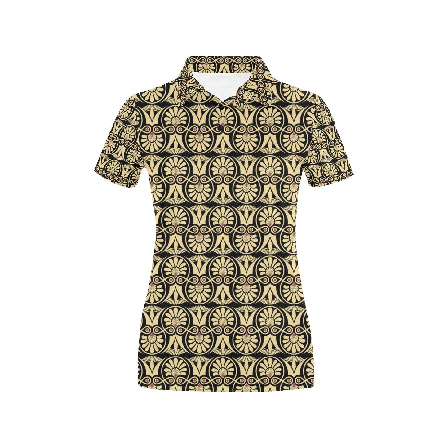 Ancient Greek Print Design LKS3014 Women's Polo Shirt