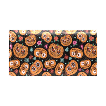 Halloween Print Design LKS402 Women's Trifold Wallet