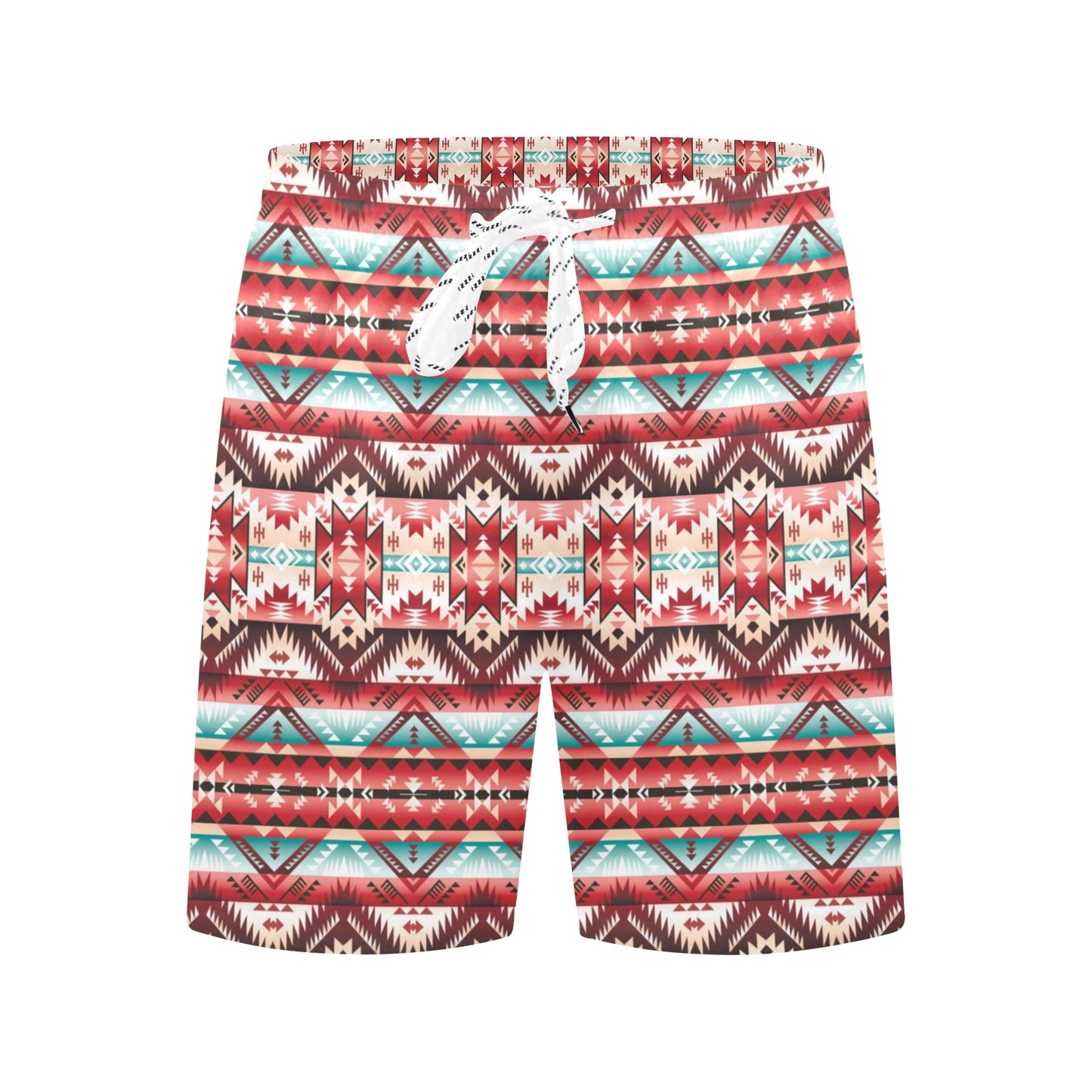 Aztec Western Style Print Pattern Men's Swim Trunks Beach Shorts