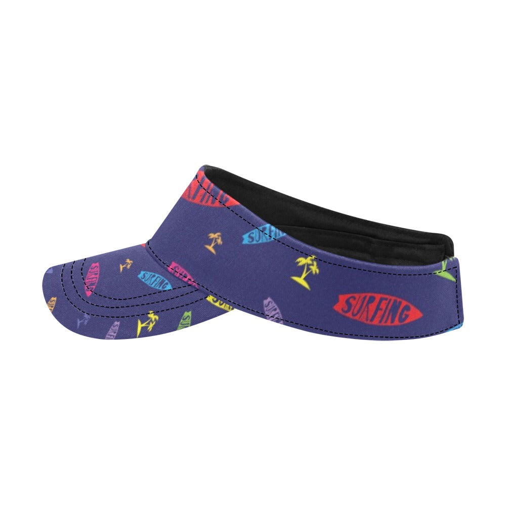 Surfboard Print Design LKS305 Unisex Sun Visor