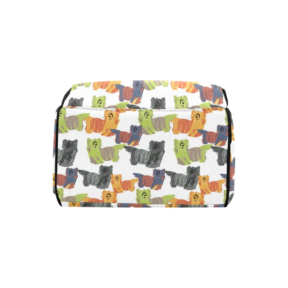 Skye Terriers Print Design LKS301 Diaper Bag Backpack