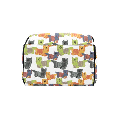 Skye Terriers Print Design LKS301 Diaper Bag Backpack