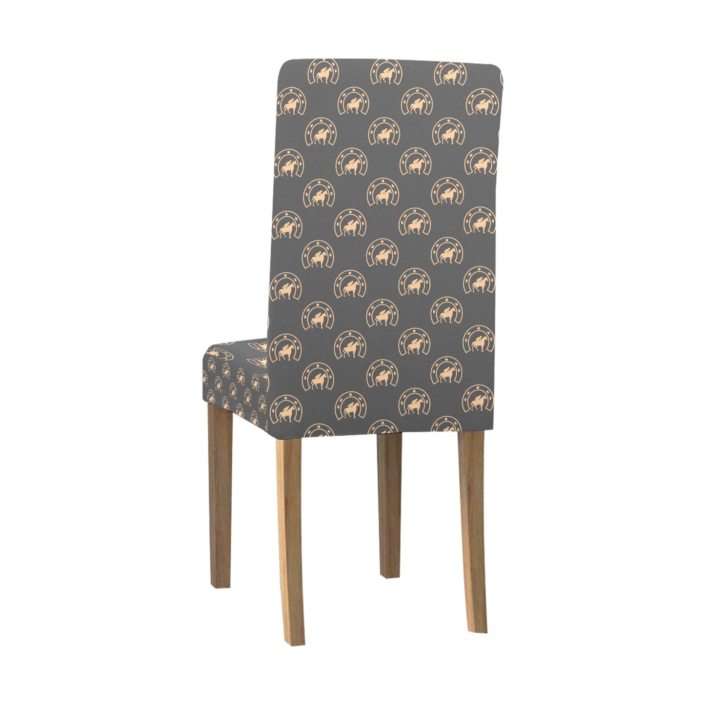 Horseshoe Print Design LKS306 Dining Chair Slipcover
