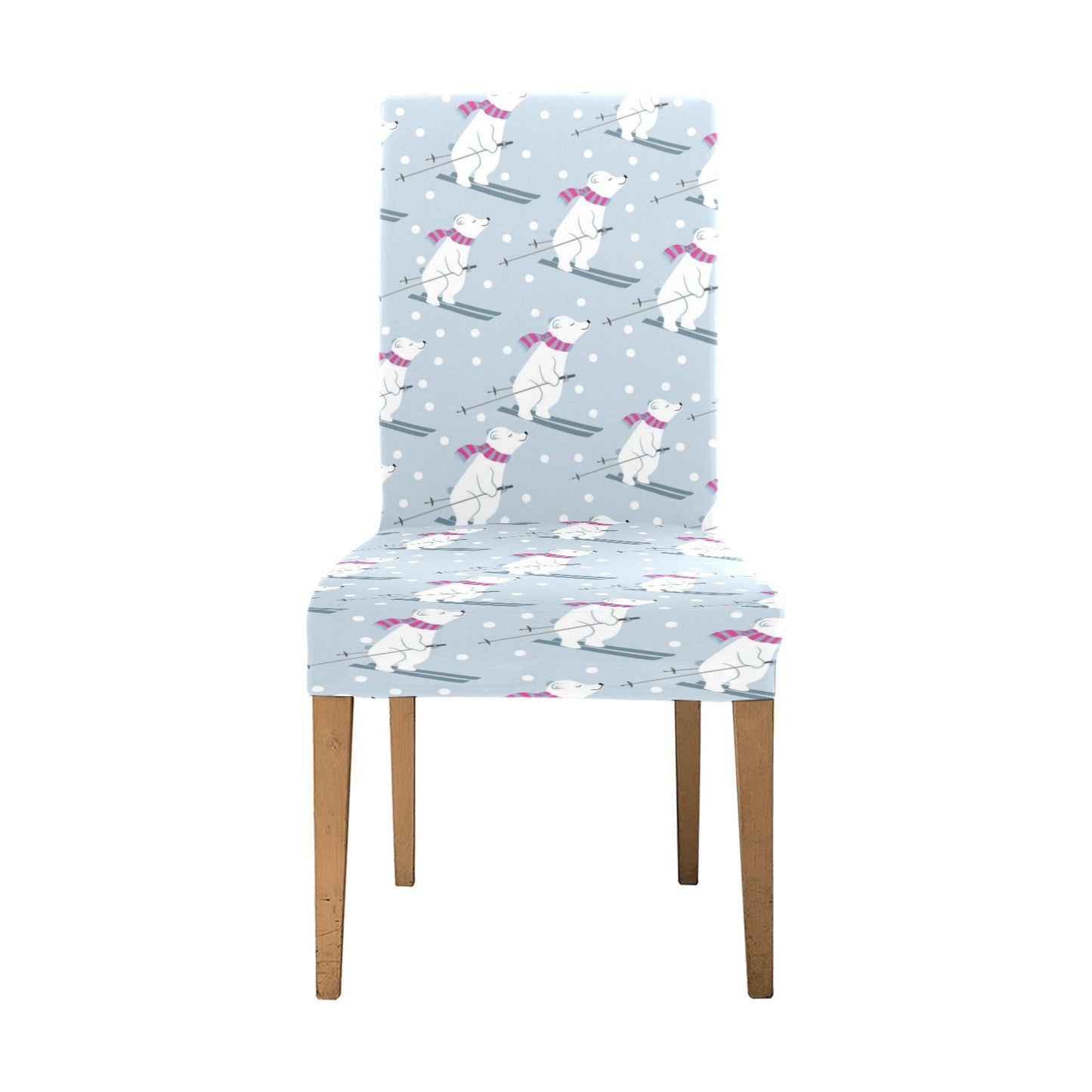 Ski Print Design LKS307 Dining Chair Slipcover