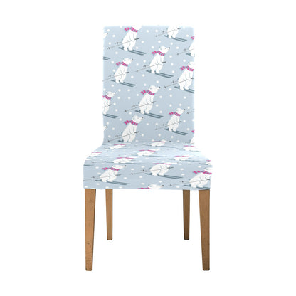 Ski Print Design LKS307 Dining Chair Slipcover