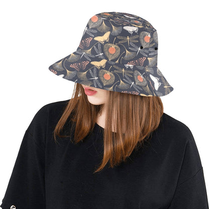 Dragonfly Print Design LKS404 Unisex Bucket Hat