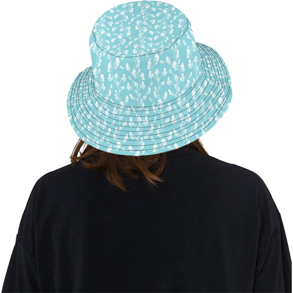 Sweet Pea Print Design LKS302 Unisex Bucket Hat