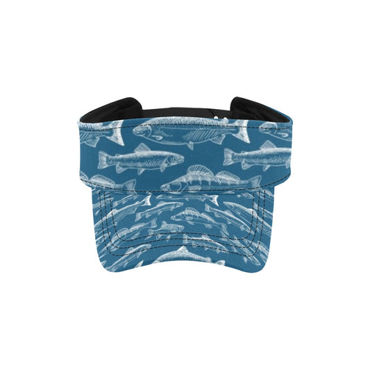 Salmon Fish Print Design LKS301 Unisex Sun Visor