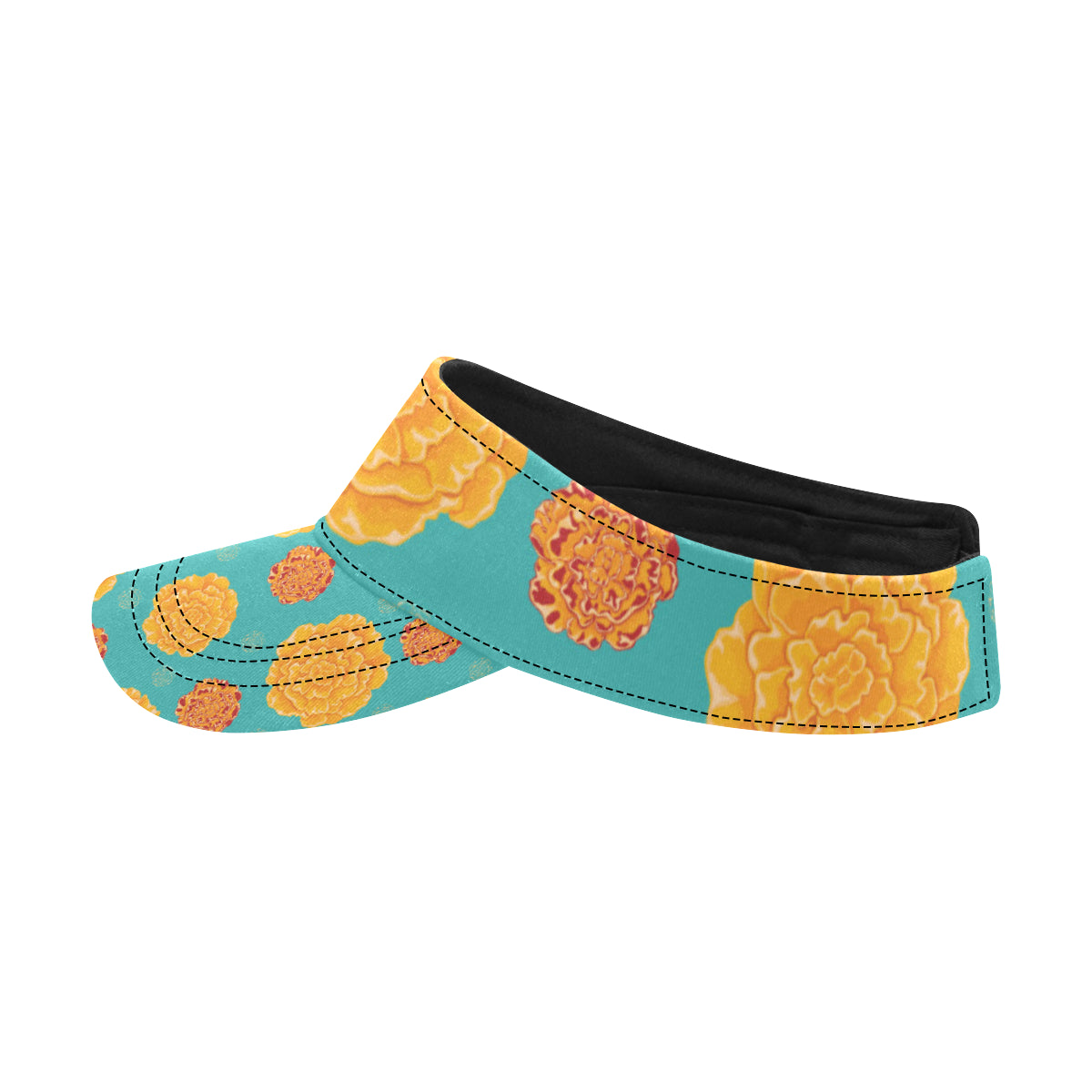 Marigold Pattern Print Design 02 Unisex Sun Visor