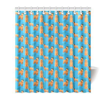 Briards Pattern Print Design 01 Shower Curtain